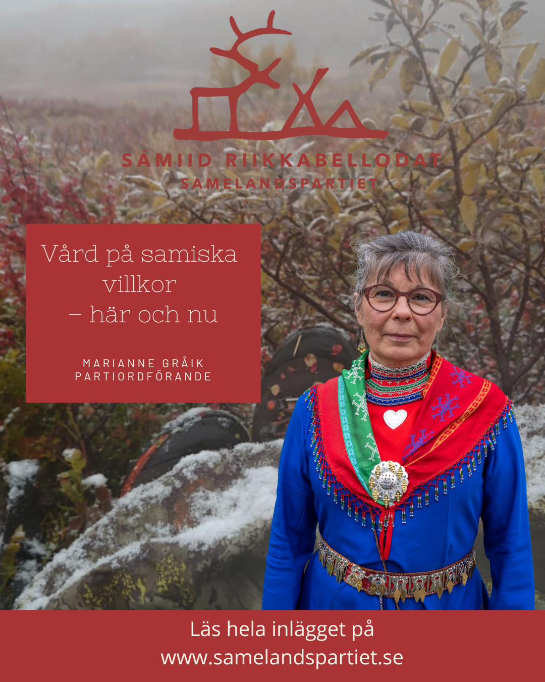 Samiska Rappare Vård och hälsa på samiska villkor - Sámiid Riikkabellodat